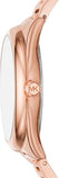  Shop Authentic Michael Kors Janelle Quartz Crystals Rose Gold Dial Rose Gold Steel Strap Watch For Women - MK7312 - Luxxuri