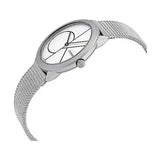  Shop Authentic Calvin Klein Minimal White Dial Silver Mesh Bracelet Watch for Men - K3M5115X - Luxxuri