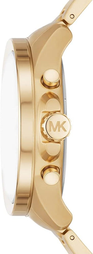  Shop Authentic Michael Kors Wren Chronograph Gold Dial Gold Steel Strap Watch For Men - MK8928 - Luxxuri