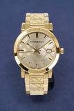  Shop Authentic Burberry The City Gold Dial Gold Steel Strap Watch for Men - BU9038 - Luxxuri