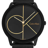  Shop Authentic Calvin Klein Minimal Black Dial Black Mesh Bracelet Watch for Women - K3M224X1 - Luxxuri