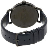  Shop Authentic Calvin Klein Even Blue Dial Blue Leather Strap Watch for Men - K7B214VN - Luxxuri