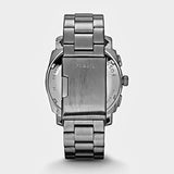  Shop Authentic Fossil Machine Chronograph Black Dial Silver Steel Strap Watch for Men - FS4776 - Luxxuri