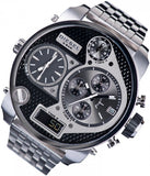  Shop Authentic Diesel Mr Daddy 1.0 Black Dial Stainless Steel Stainless Watch For Men - DZ7221 - Luxxuri