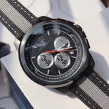  Shop Authentic Maserati Royale 44mm Black Dial Stainless Steel Fiber Strap Watch For Men - R8871637002 - Luxxuri