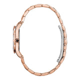  Shop Authentic Bulova Crystal Mother of Pearl Dial Rose Gold Steel Strap Watch for Women - 98L197 - Luxxuri
