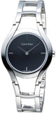  Shop Authentic Calvin Klein Class Black Dial Silver Steel Strap Watch for Women - K6R23121 - Luxxuri