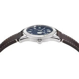  Shop Authentic Versace Greca Time Quartz Blue Dial Brown Leather Strap Watch For Men - VE3K00122 - Luxxuri