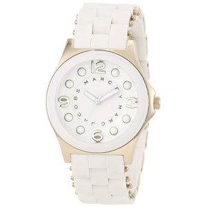  Shop Authentic Marc Jacobs Pelly White Dial White Silicone Strap Watch for Women - MBM2526 - Luxxuri