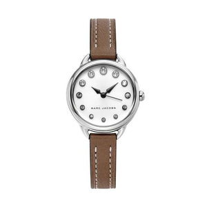  Shop Authentic Marc Jacobs Betty White Dial Brown Leather Strap Watch for Women - MJ1480 - Luxxuri