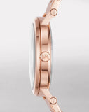  Shop Authentic Michael Kors Jaryn Quartz Rose Gold Dial Rose Gold Steel Strap Watch For Women - MK3735 - Luxxuri