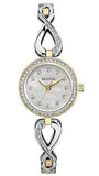  Shop Authentic Bulova Analog Crystals Mother of Pearl Dial Silver Steel Strap Watch for Women - 98X109 - Luxxuri