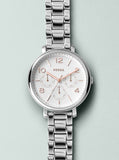  Shop Authentic Fossil Jacqueline Multifunction White Dial Silver Steel Strap Watch for Women - ES3738 - Luxxuri