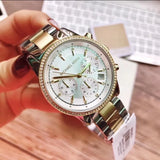  Shop Authentic Michael Kors Ritz White Dial Two Tone Steel Strap Watch for Women - MK6474 - Luxxuri