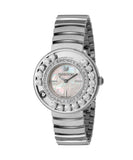  Shop Authentic Swarovski Lovely Crystal Mother of Pearl Dial Silver Steel Strap Watch for Women - 1160307 - Luxxuri