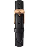  Shop Authentic Daniel Wellington Quadro White Dial Black Leather Strap Watch For Women - DW00100434 - Luxxuri