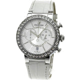  Shop Authentic Swarovski Citra Sphere Chronograph White Dial White Leather Strap Watch for Women - 5027127 - Luxxuri
