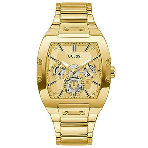  Shop Authentic Guess Phoenix Multi Function Gold Dial Gold Steel Strap Watch for Men - GW0456G2 - Luxxuri