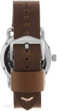  Shop Authentic Fossil The Commuter White Dial Brown Leather Strap Watch for Men - FS5275 - Luxxuri