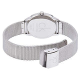  Shop Authentic Calvin Klein Minimal Blue Dial Silver Mesh Bracelet Watch for Women - K3M2212N - Luxxuri