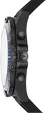  Shop Authentic Fossil Garrett Chronograph Blue Dial Black Rubber Strap Watch for Men - FS5695 - Luxxuri