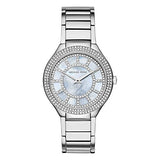  Shop Authentic Michael Kors Kerry Mother of Pearl Dial Silver Stainless Steel Strap Watch for Women - MK3395 - Luxxuri