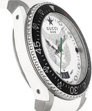  Shop Authentic Gucci Dive Tiger White Dial White Rubber Strap Watch For Men - YA136329 - Luxxuri