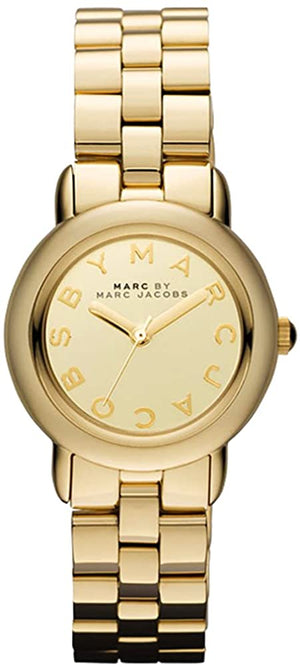 Shop Authentic Marc Jacobs Marci Gold Dial Gold Steel Strap Watch for Women - MBM3174 - Luxxuri