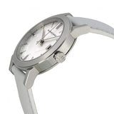  Shop Authentic Burberry The City White Dial White Leather Strap Watch for Women - BU9128 - Luxxuri