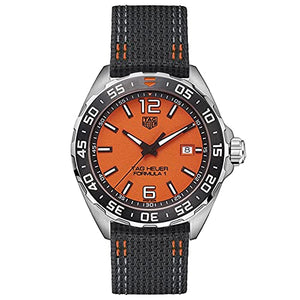  Shop Authentic Tag Heuer Formula 1 Quartz Orange Dial Black Nylon Strap Watch for Men - WAZ101A.FC8305 - Luxxuri