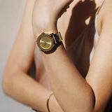  Shop Authentic Movado Bold Yellow Gold Dial Yellow Gold Steel Strap Watch For Women - 3600085 - Luxxuri