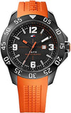  Shop Authentic Tommy Hilfiger Cole Black Dial Orange Rubber Strap Watch for Men - 1790985 - Luxxuri