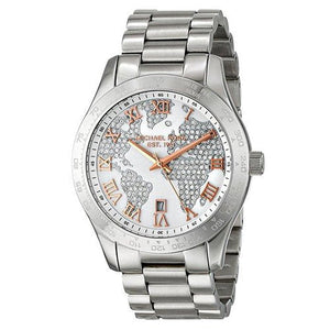  Shop Authentic Michael Kors Layton Silver Dial Silver Steel Strap Watch for Women - MK5958 - Luxxuri