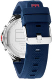  Shop Authentic Tommy Hilfiger Justin Chronograph Blue Dial Blue Rubber Strap Watch for Men - 1792057 - Luxxuri