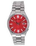  Shop Authentic Citizen x Pantone Automatic Blazing Red Dial Silver Steel Strap Watch For Men - NJ0158-89W - Luxxuri