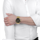 Shop Authentic Maserati Traguardo 45mm Quartz Gold Black Dial Watch For Men - R8873612010 - Luxxuri