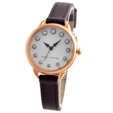  Shop Authentic Marc Jacobs Betty White Dial Brown Leather Strap Watch for Women - MJ1481 - Luxxuri
