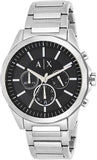  Shop Authentic Armani Exchange Drexler Chronograph Black Dial Silver Steel Strap Watch for Men - AX2600 - Luxxuri