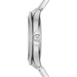  Shop Authentic Michael Kors Kerry Mother of Pearl Dial Silver Stainless Steel Strap Watch for Women - MK3395 - Luxxuri