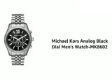  Shop Authentic Michael Kors Lexington Chronograph Black Dial Black Steel Strap Watch For Men - MK8602 - Luxxuri