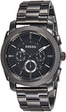  Shop Authentic Fossil Machine Chronograph Black Dial Grey Steel Strap Watch for Men - FS4662 - Luxxuri