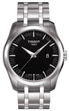  Shop Authentic Tissot T Trend Couturier Chronograph Black Dial Silver Steel Strap Watch For Men - T035.410.11.051.00 - Luxxuri