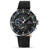  Shop Authentic Tommy Hilfiger Trent Chronograph Quartz Black Dial Black Leather Strap Watch For Men - 1791810 - Luxxuri