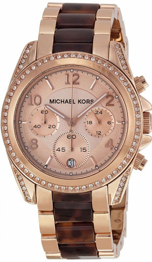  Shop Authentic Michael Kors Blair Rose Gold Dial Two Tone Steel Strap Watch For Women - MK5859 - Luxxuri