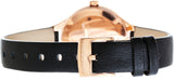  Shop Authentic Swarovski Lovely Crystals Analog Black Dial Black Leather Strap Watch for Women - 5301877 - Luxxuri