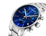  Shop Authentic Calvin Klein City Chronograph Blue Dial Silver Steel Strap Watch for Men - K2G2714N - Luxxuri
