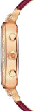  Shop Authentic Swarovski Era Journey Red Dial Red Leather Strap Watch for Women - 5416701 - Luxxuri