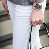  Shop Authentic Calvin Klein Minimal Grey Dial Silver Mesh Bracelet Watch for Women - K3M2212X - Luxxuri
