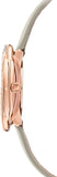  Shop Authentic Swarovski Crystal Flower Grey Dial Grey Leather Strap Watch for for Women - 5552424 - Luxxuri