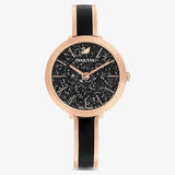  Shop Authentic Swarovski Crystalline Delight Black Dial Two Tone Steel Strap Watch for Women - 5580530 - Luxxuri